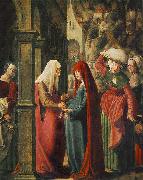 Marx Reichlich Meeting of Mary and Elisabeth oil on canvas